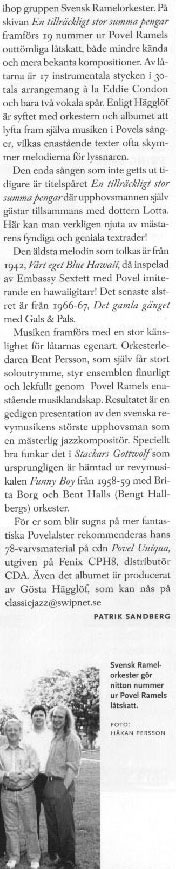 Svensk Ramelorkester OJ 7/8 2006